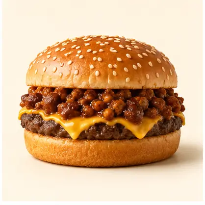 Chili burger