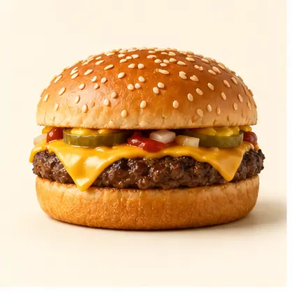 Steako burger ready to build into a meal